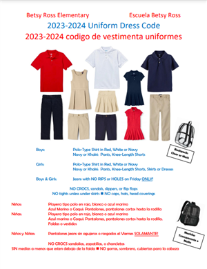 2023-2024 Uniform Dress Code